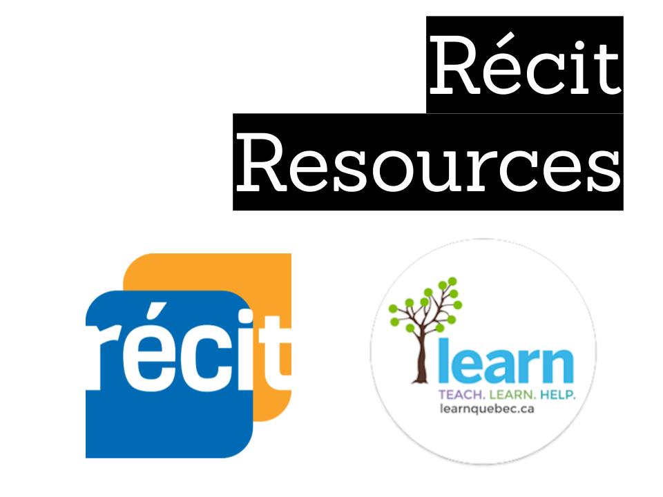 Récit resources for Social Sciences